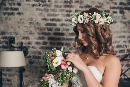 Свадебный венок для невесты