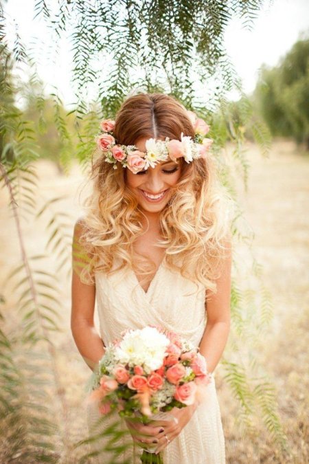 Свадебная прическа для невесты