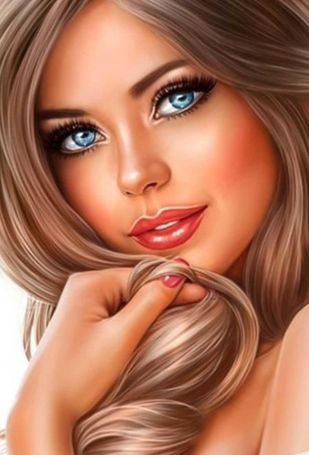Рисунки женщины красивые