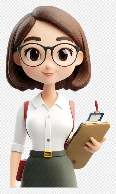 Учительница мультяшная