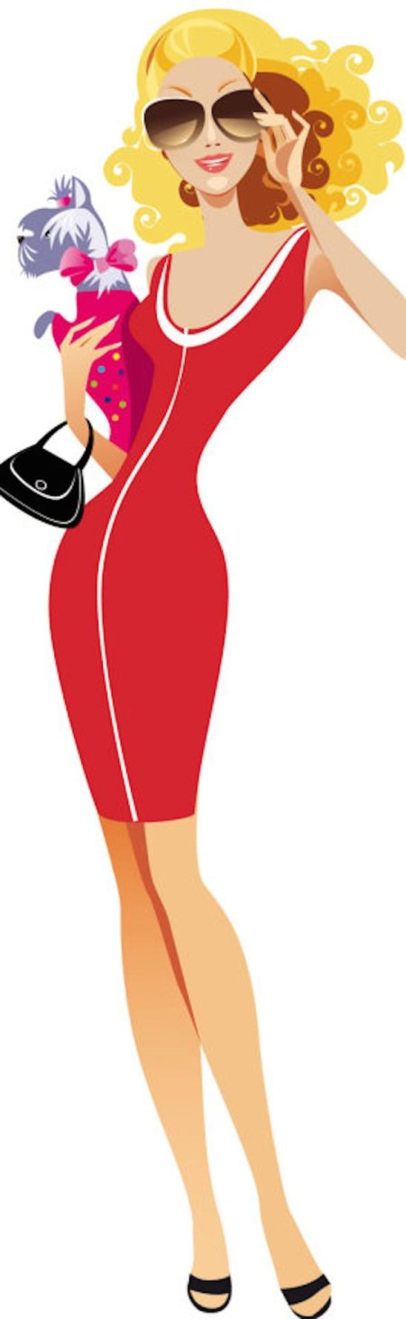 Мультяшная женщина