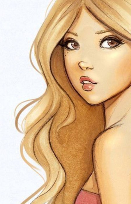 Рисунки красивые девушки