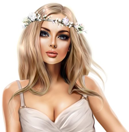 Лицо девушки клипарт