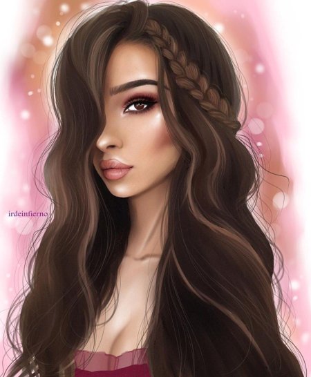 Красивые мультяшные девочки