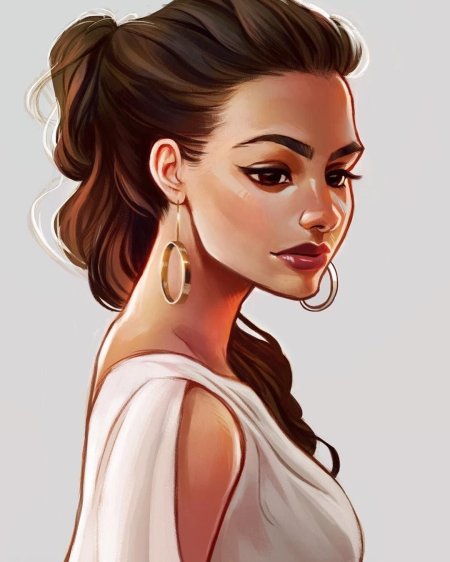 Красивые девушки мультяшные