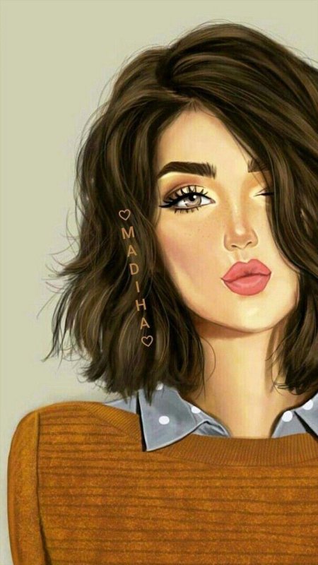 Красивые девушки мультяшные