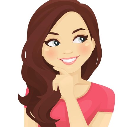 Мультяшная женщина