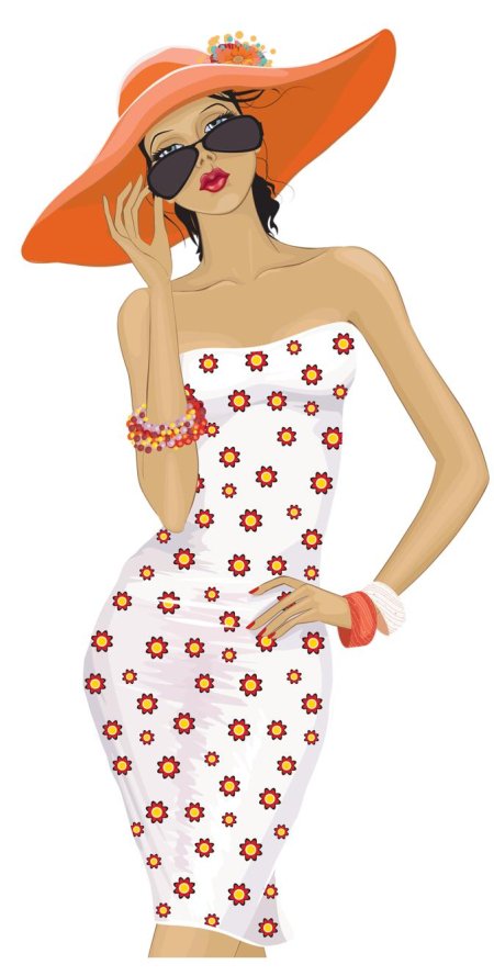 Модная иллюстрация