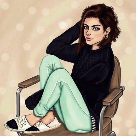 Девушки в мультяшном стиле