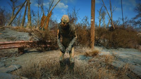 Дикий гуль бродяга fallout 4