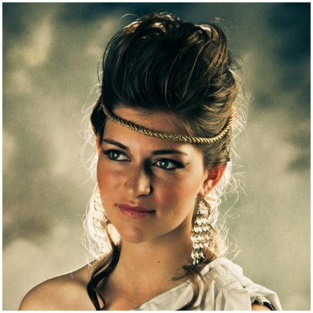 Прическа лампадион древняя греция