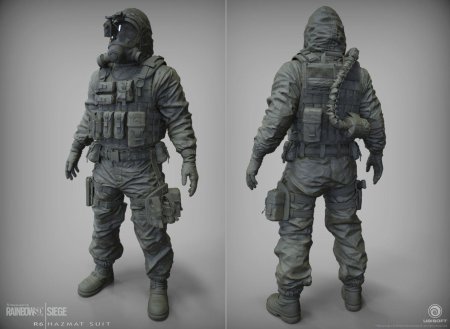 Rainbow six siege костюмы hazmat