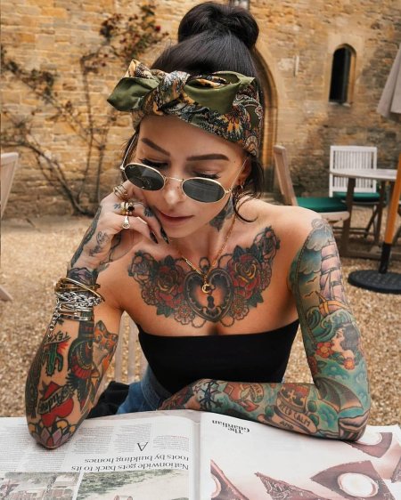 Татуированные модели