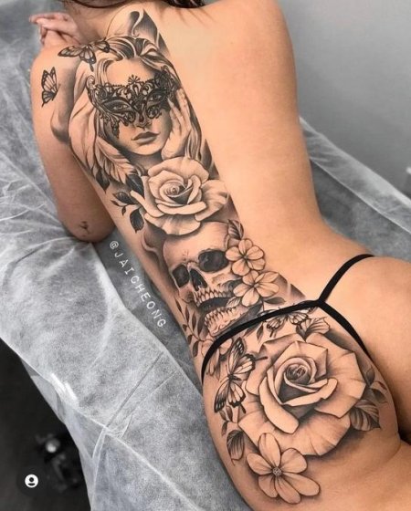 Красивая татуировка