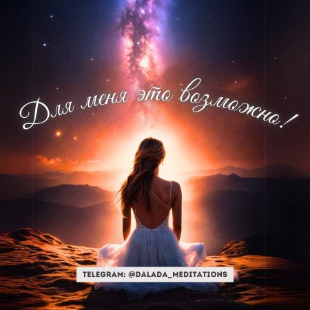 В медитации увидел космос