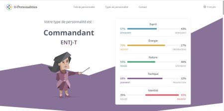 Тип личности командир