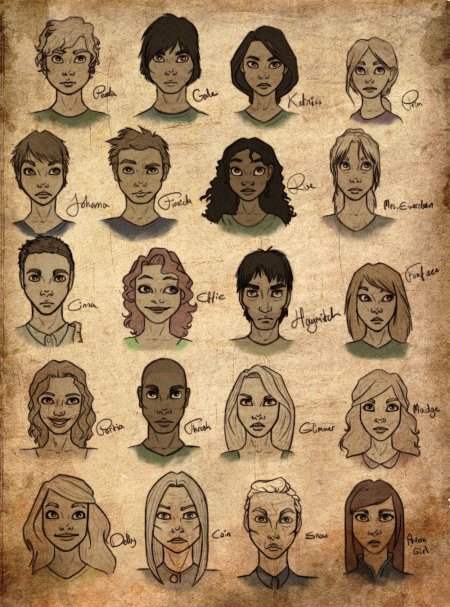 Китнисс эвердин арт по книге