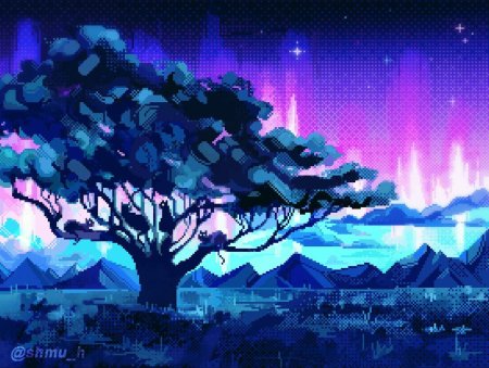 Пиксельные пейзажи