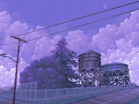 Пиксельные пейзажи