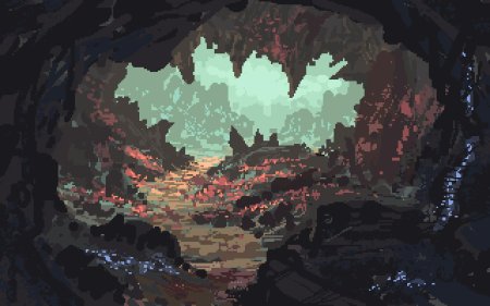 Игра pixel cave