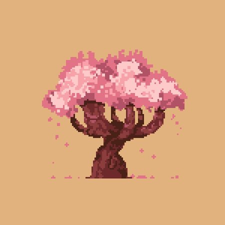 Пиксельные деревья