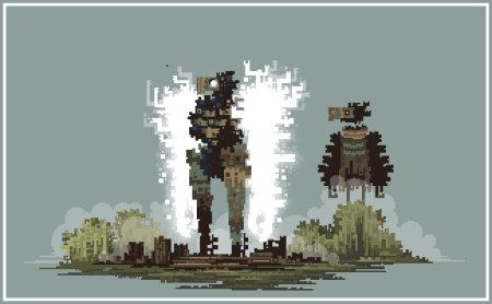 Пиксель арт игра