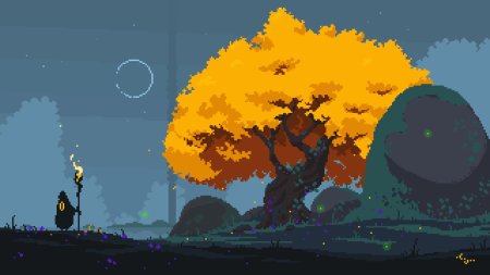 Пиксельная графика дерево