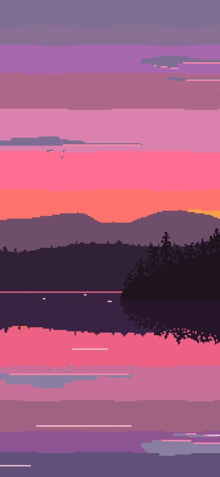 Пиксельный пейзаж