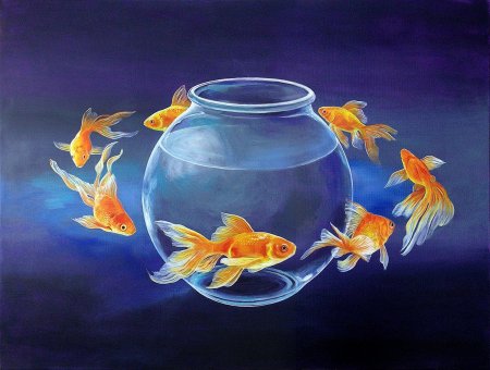 Золотая рыбка картина