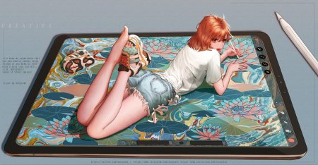 Для рисования планшет