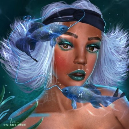 Женщина рыба