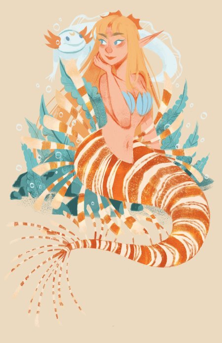 Рисунки русалка