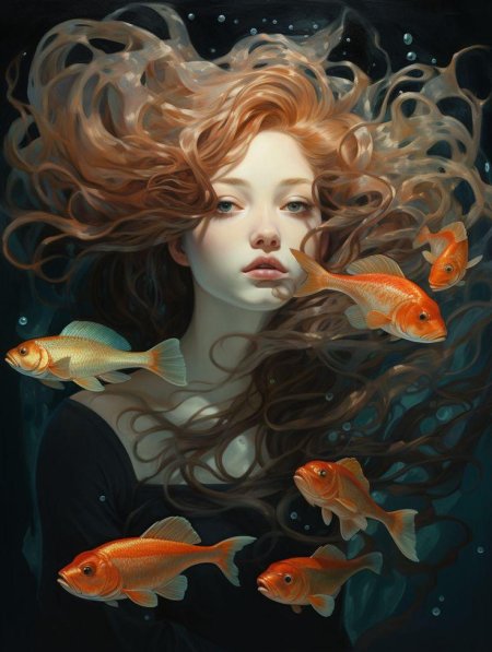 Рыбки арт