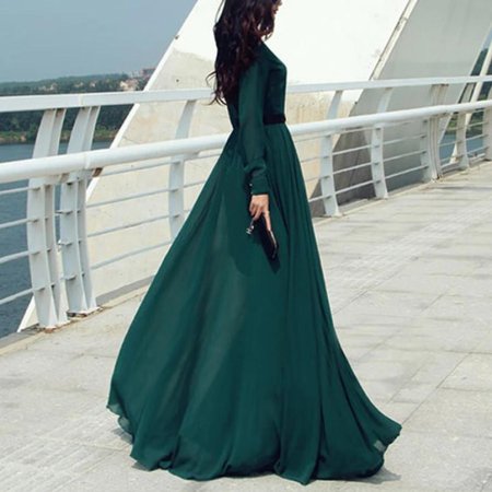 Красивое длинное платье