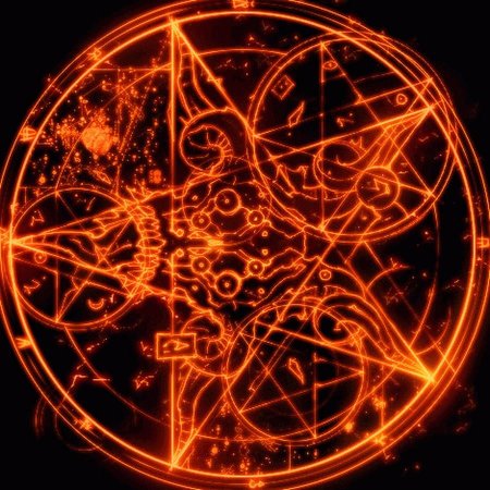 Пентаграмма красная