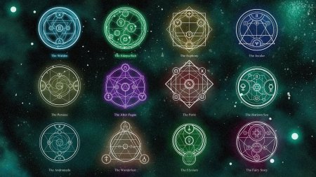 Магические символы стихий алхимия