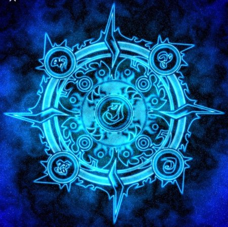 Магический круг глифы