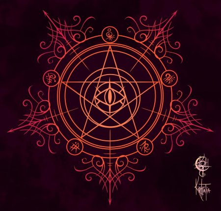 Магический круг магия сигилы