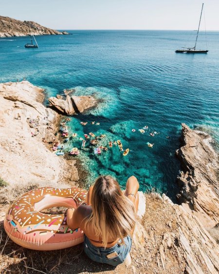 Море девушка