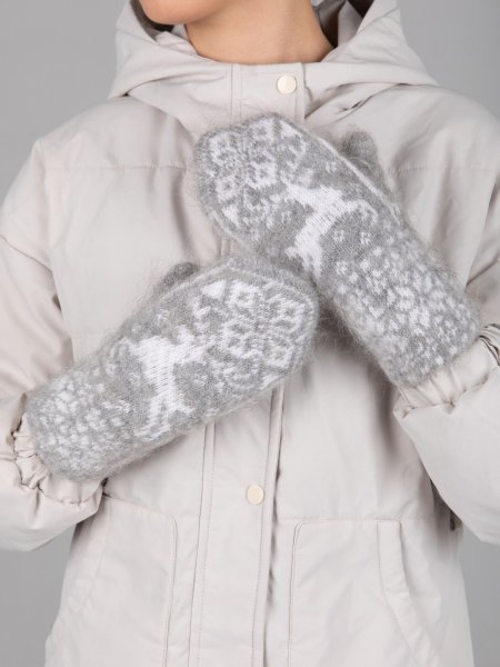 Варежки женские зимние