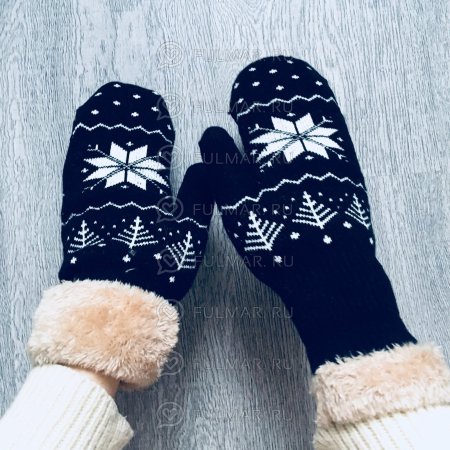 Варежки зимнее