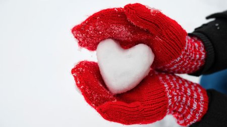 Сердце в варежках