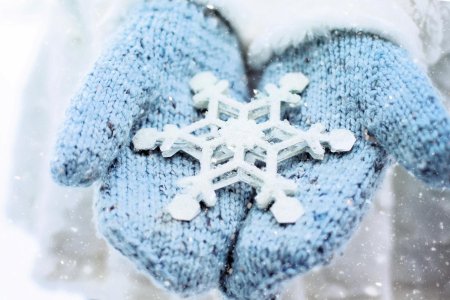 Зима снежинки