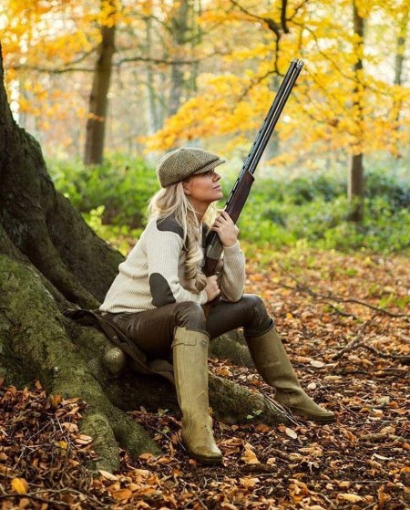 Женщина охотник