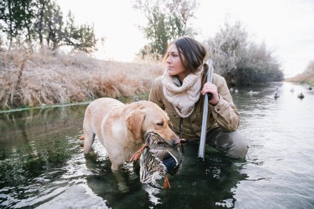 Женщина на охоте