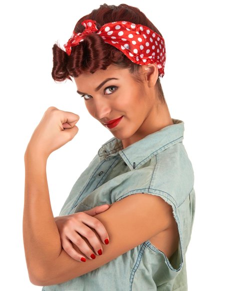 Прическа с банданой