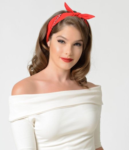 Прическа ретро