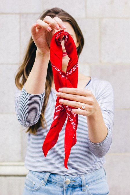 Бандана на руке