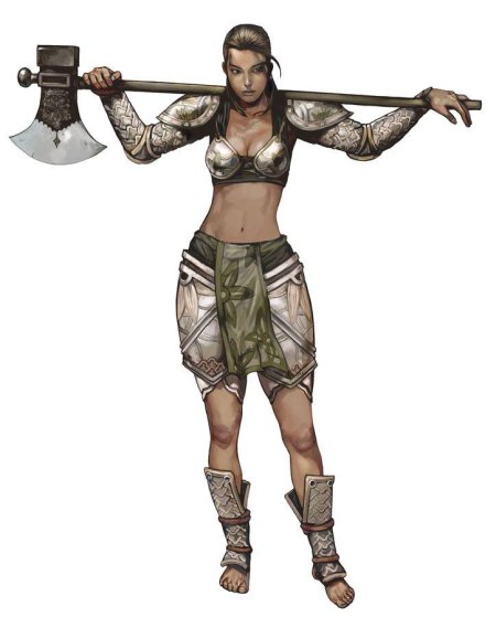 Воительница фэнтези