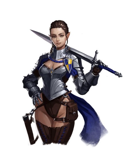 Девушка в доспехах